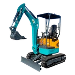 1.8 ٹن ملٹی فنکشنل ایگریکلچر چھوٹا کھدائی کرنے والا